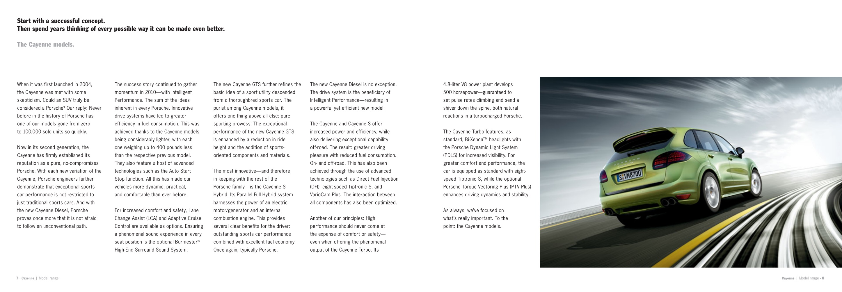 2013 Porsche Cayenne Brochure Page 15